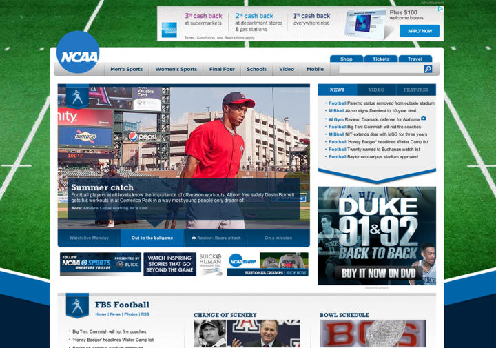 NCAA.com (screenshot)