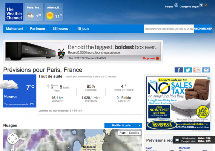 fr.weather.com (screenshot)